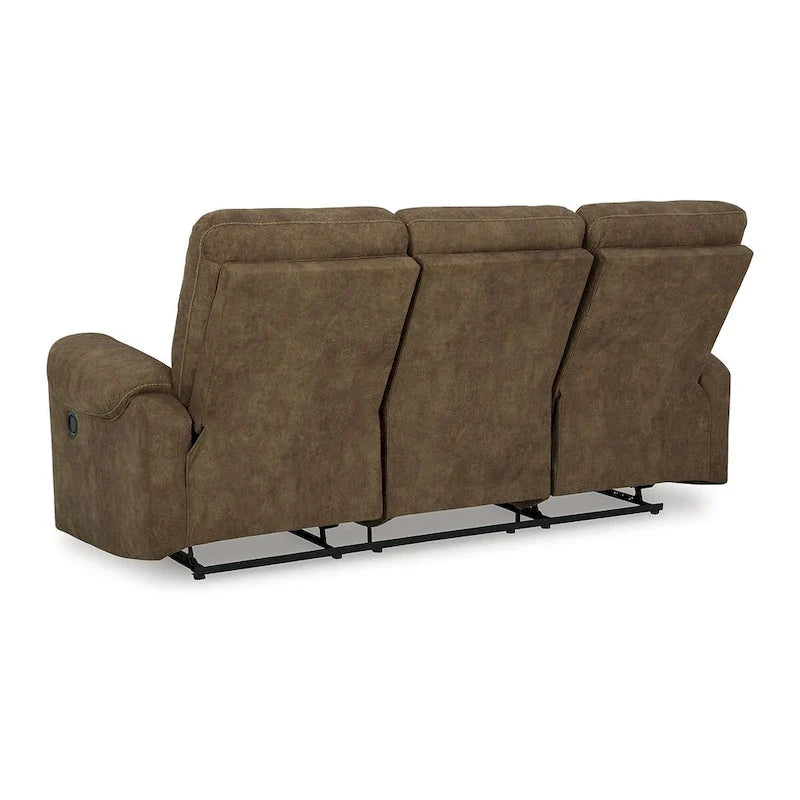Signature Design by Ashley Edenwold Brown Reclining Sofa - Dimensions: 86" W x 40" D x 40" H 6