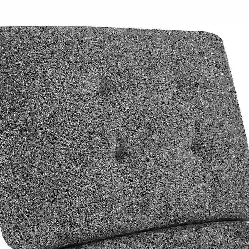 Grey Chenille L-Shaped Modular Sectional Sofa Set with Three Individual Chairs and Three Corner Pieces - Dimensions: 116W x 89.5D x 36.5H 15