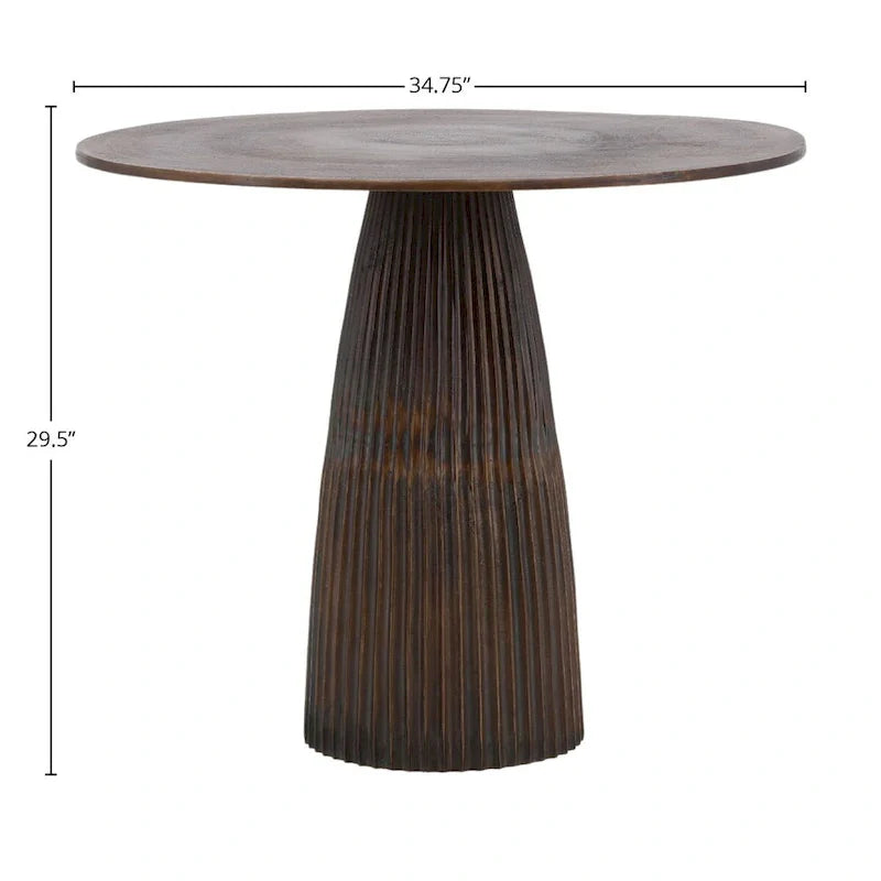 Bronze Abbey Aluminum Bistro Table 2