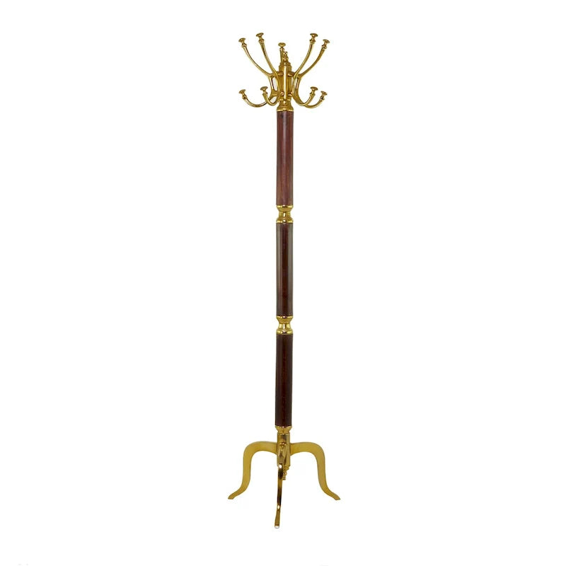 Roche River Decor Aluminum Coat Rack - Available in Silver or Gold 11