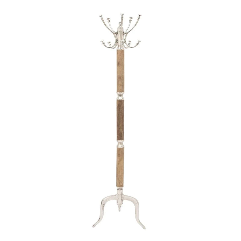 Roche River Decor Aluminum Coat Rack - Available in Silver or Gold 12