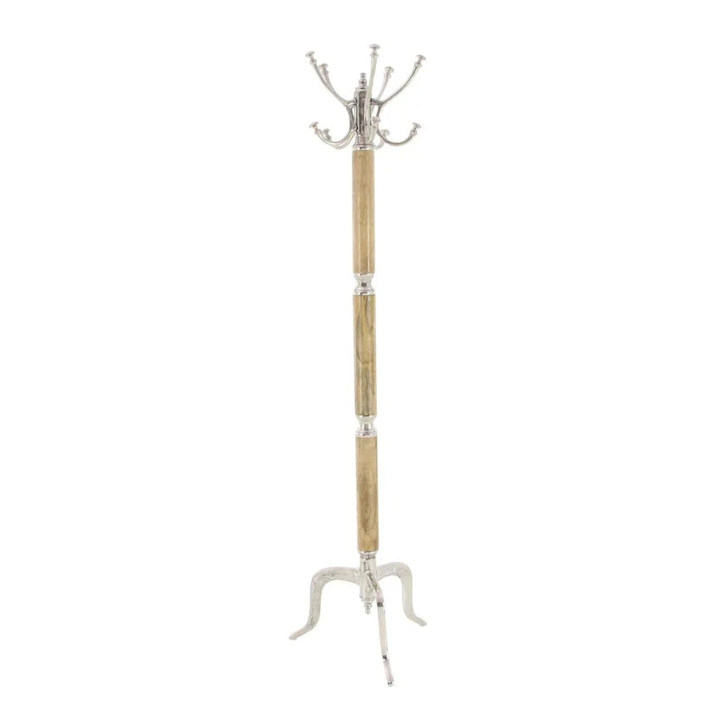 Roche River Decor Aluminum Coat Rack - Available in Silver or Gold 4