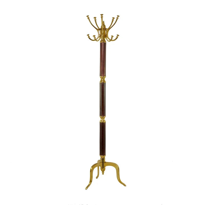 Roche River Decor Aluminum Coat Rack - Available in Silver or Gold 8