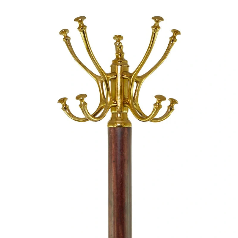 Roche River Decor Aluminum Coat Rack - Available in Silver or Gold 10