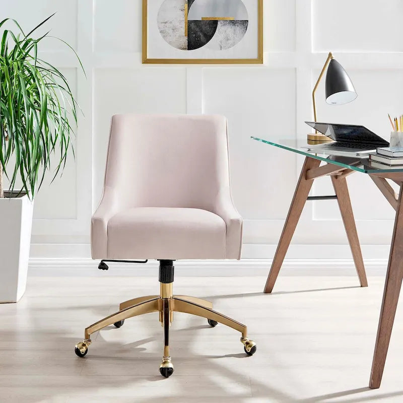 Discern Velvet Performance Office Chair 45