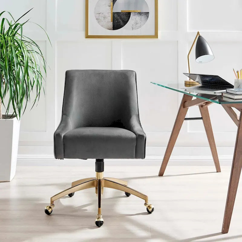 Discern Velvet Performance Office Chair 48