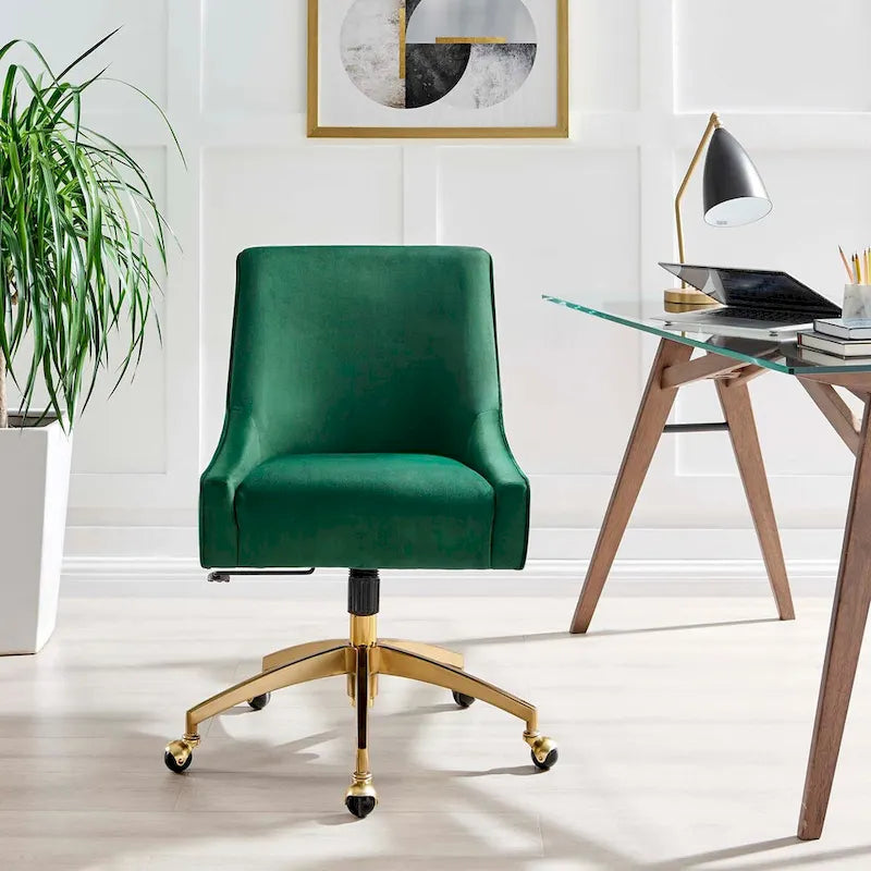 Discern Velvet Performance Office Chair 1