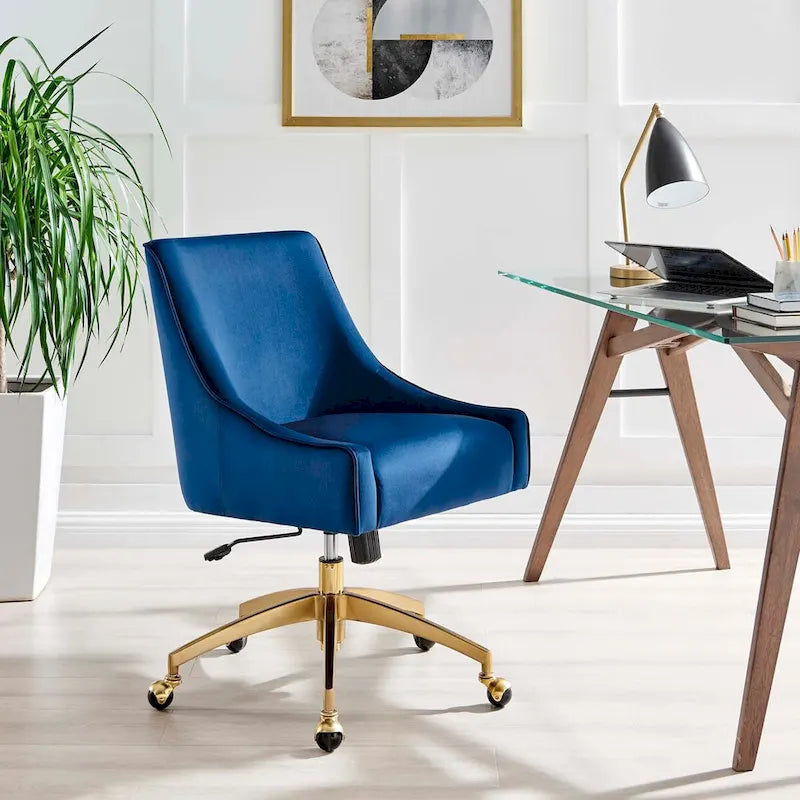 Discern Velvet Performance Office Chair 13