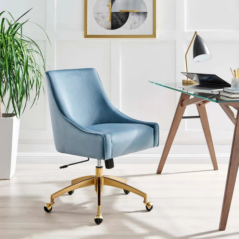 Discern Velvet Performance Office Chair 20