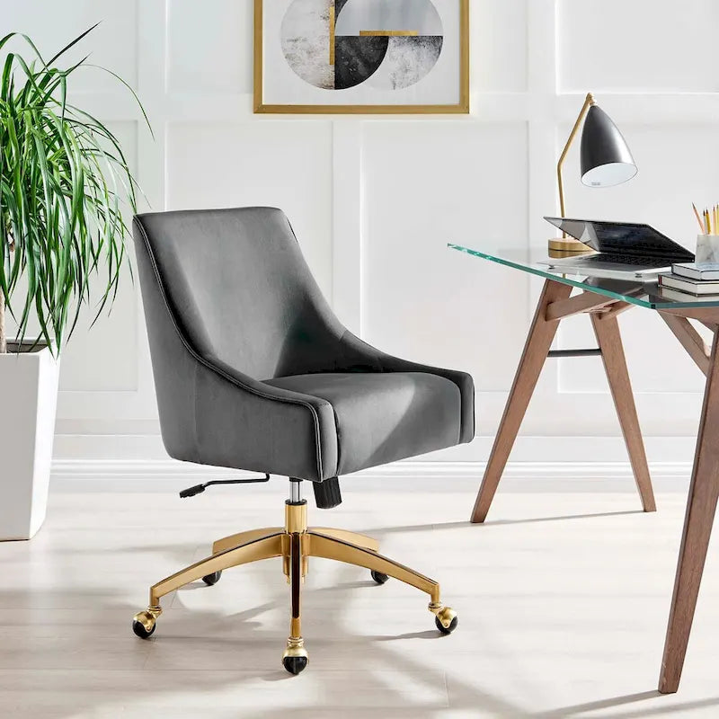 Discern Velvet Performance Office Chair 41