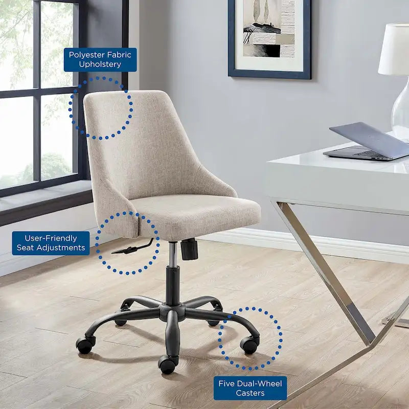 Designate Swivel Upholstered Desk Chair 6