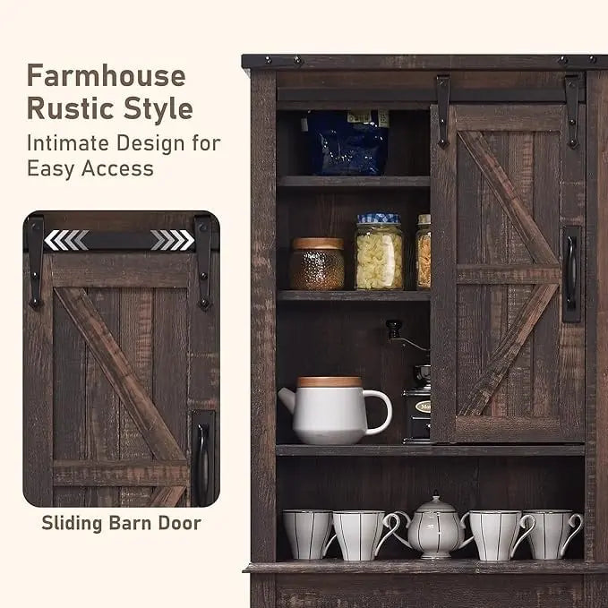 Farmhouse Style Over-The-Toilet Storage Cabinet 16