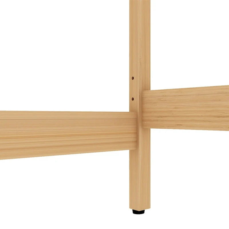 Bamboo Over-The-Toilet Storage Cabinet with Shelf and Double Doors 7