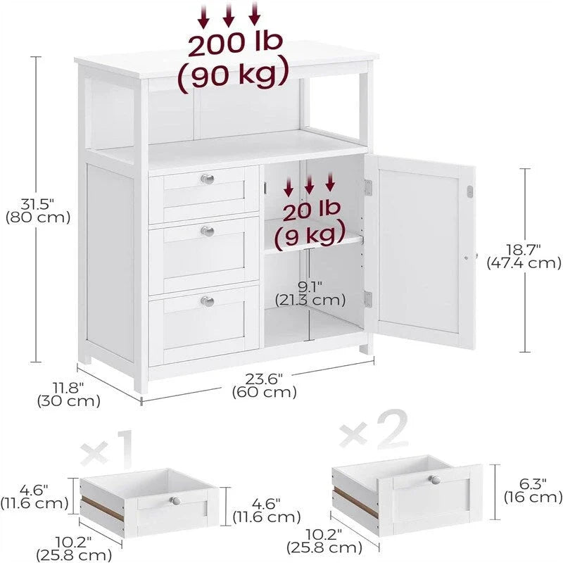 Bathroom Floor Storage Organizer 2