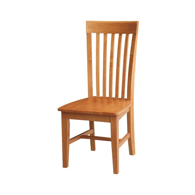 Set of 2 Cosmo Tall Mission Chairs in Solid Wood by International Concepts 33