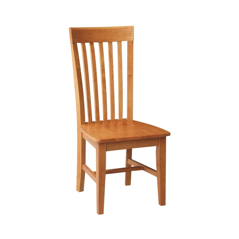 Set of 2 Cosmo Tall Mission Chairs in Solid Wood by International Concepts 6