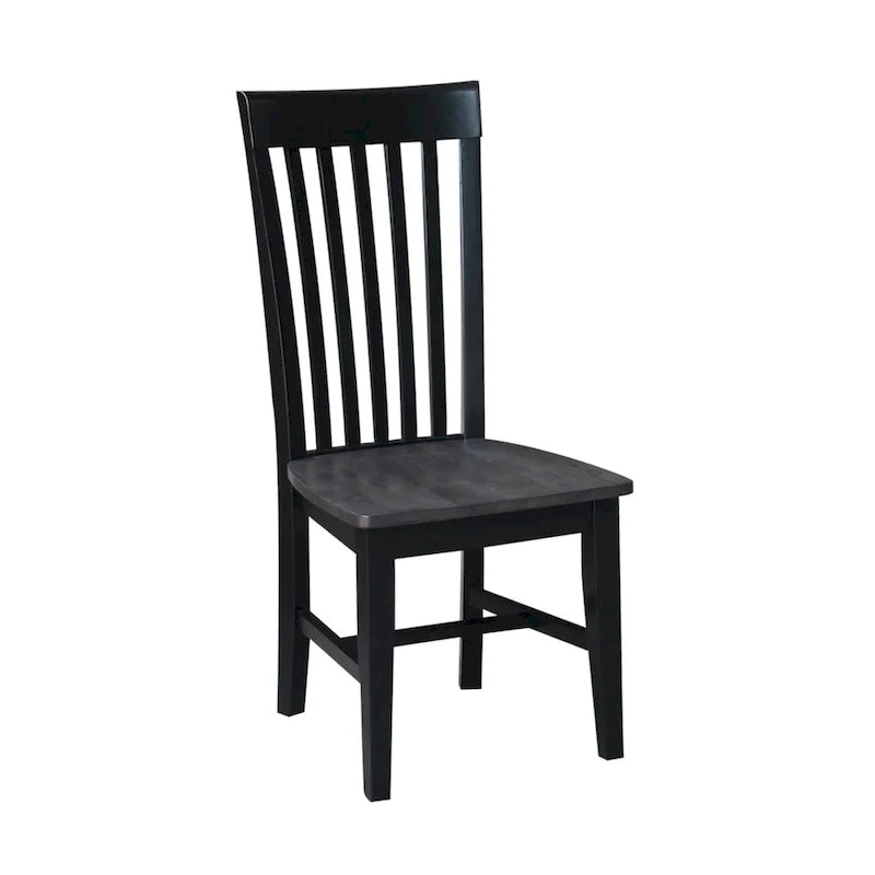 Set of 2 Cosmo Tall Mission Chairs in Solid Wood by International Concepts 13