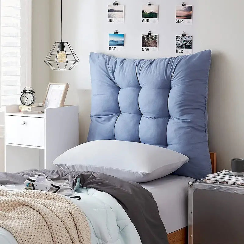 Tufted Queen Puffy Headboard for College by DormCo 41