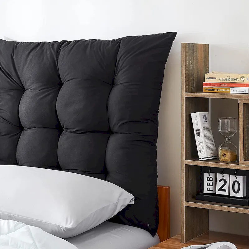 Tufted Queen Puffy Headboard for College by DormCo 12