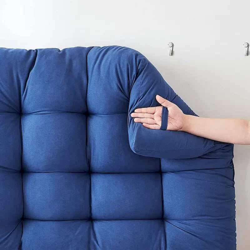 Tufted Queen Puffy Headboard for College by DormCo 14
