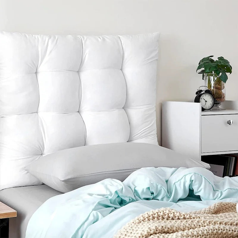 Tufted Queen Puffy Headboard for College by DormCo 16