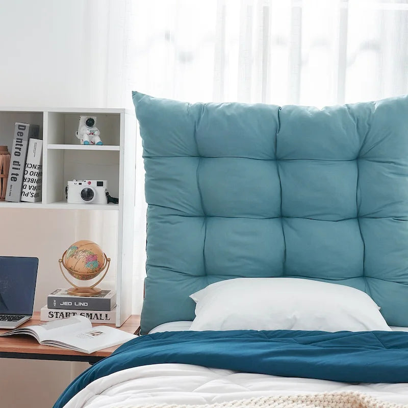 Tufted Queen Puffy Headboard for College by DormCo 18