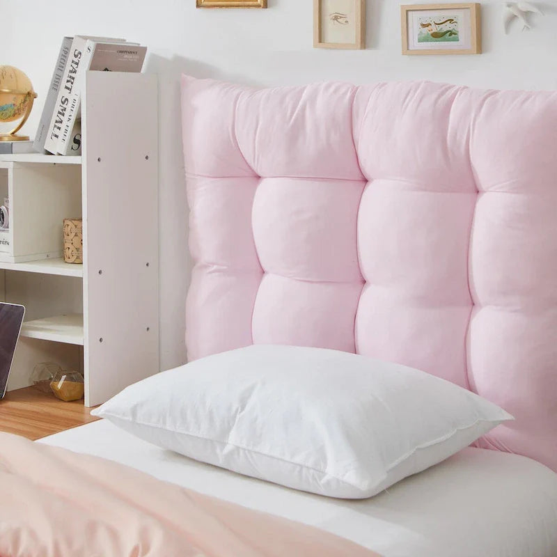 Tufted Queen Puffy Headboard for College by DormCo 20
