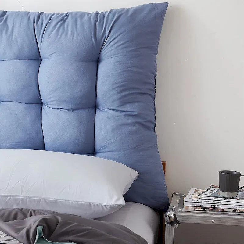 Tufted Queen Puffy Headboard for College by DormCo 23