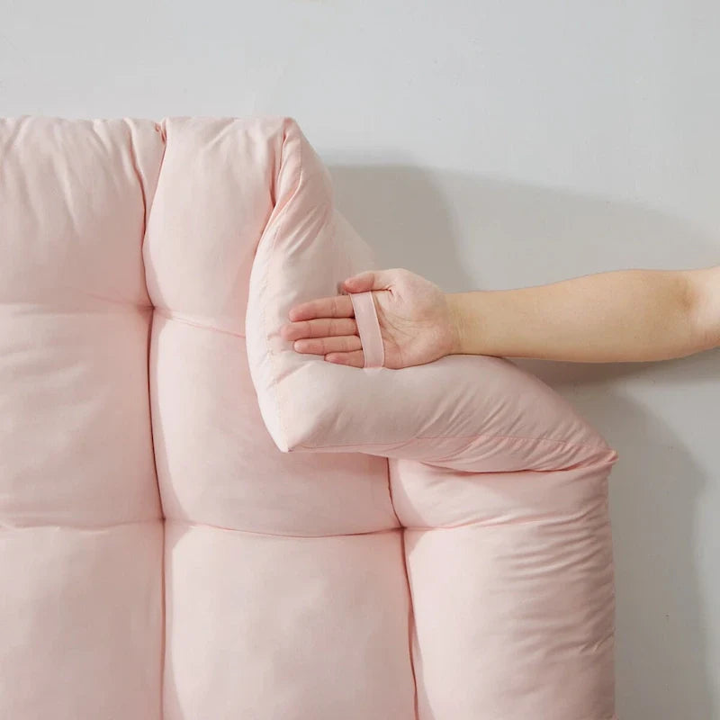 Tufted Queen Puffy Headboard for College by DormCo 26