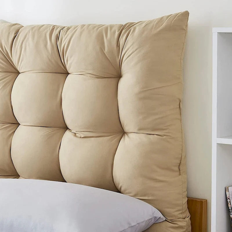 Tufted Queen Puffy Headboard for College by DormCo 30