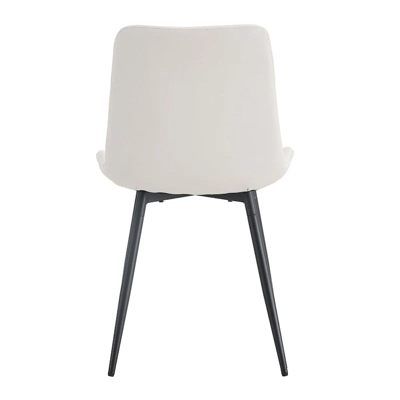 Set of 4 Modern Artificial Leather Dining Chairs for Kitchen 10