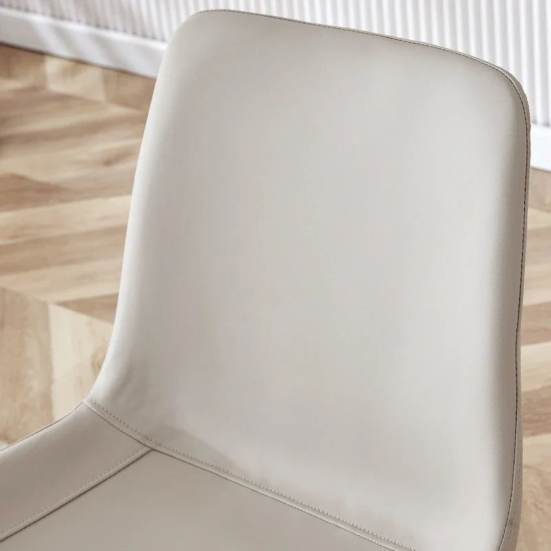 Set of 4 Modern Artificial Leather Dining Chairs for Kitchen 20