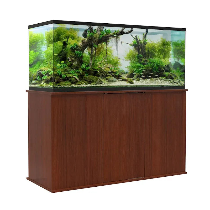 Serene Cherry Aquarium Stand for 75/90 Gallon Tanks with Enclosed Storage by Aquatic Fundamentals 6