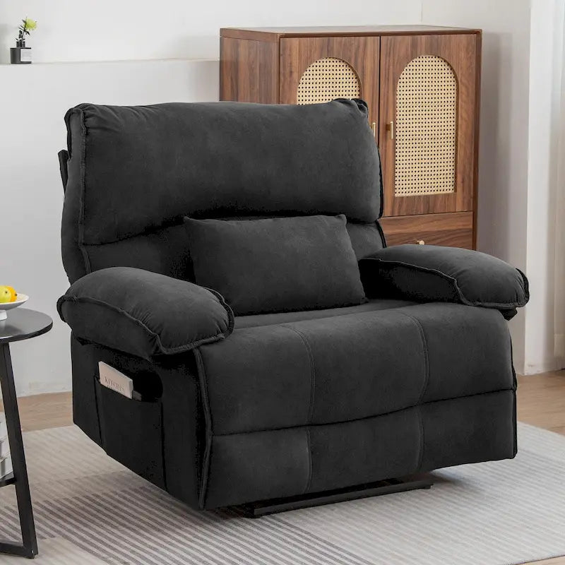 Spacious Manual Recliner Sofa Chair for Living Room 36