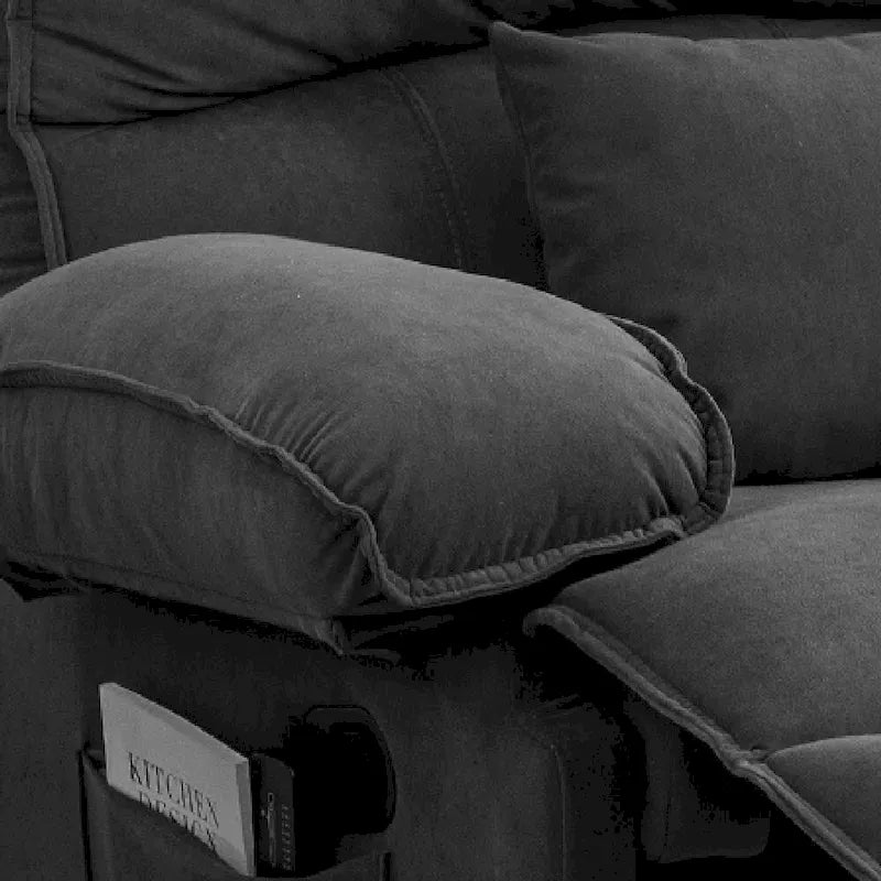 Spacious Manual Recliner Sofa Chair for Living Room 19