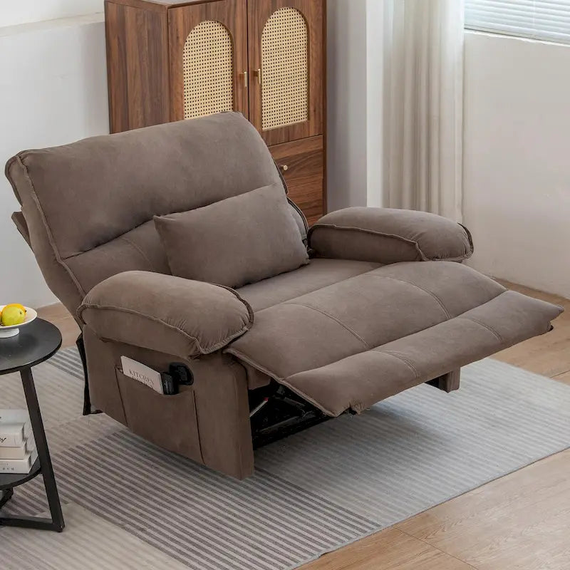 Spacious Manual Recliner Sofa Chair for Living Room 20