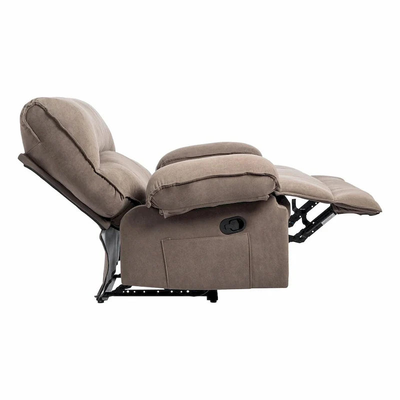 Spacious Manual Recliner Sofa Chair for Living Room 21