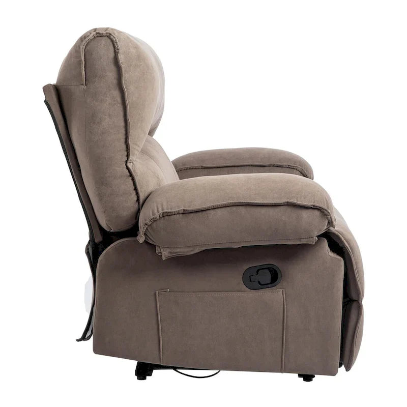 Spacious Manual Recliner Sofa Chair for Living Room 22