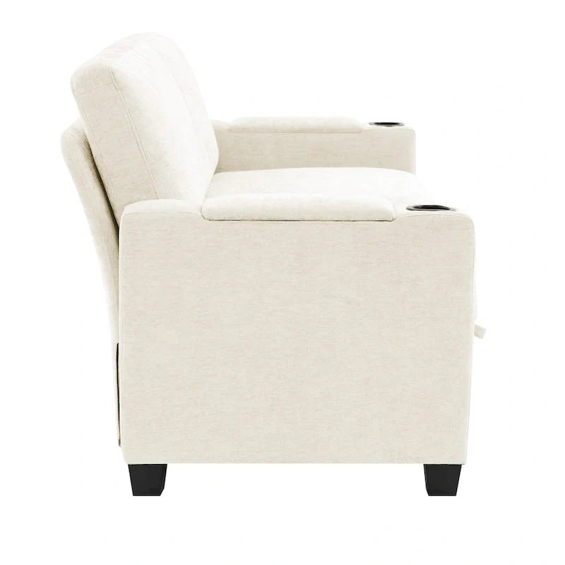 Versatile Chenille Storage Loveseat Sofa 7