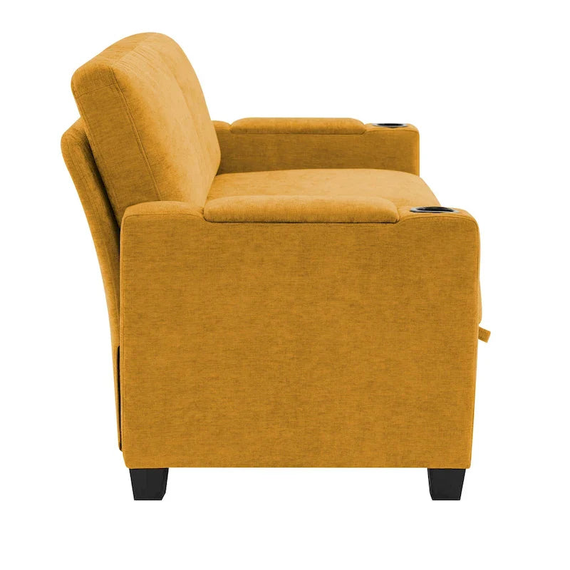 Versatile Chenille Storage Loveseat Sofa 30