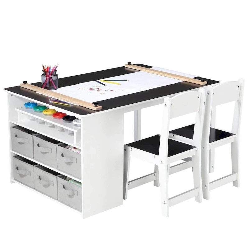 Children's Art Table and Drawing Desk with Ample Storage 7