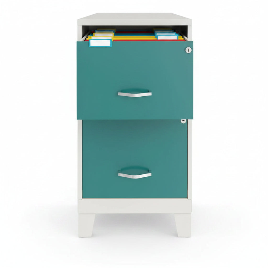 Space Solutions 18D Vertical File Cabinet with 2 Drawers, Accessory Drawer, and Legs 6