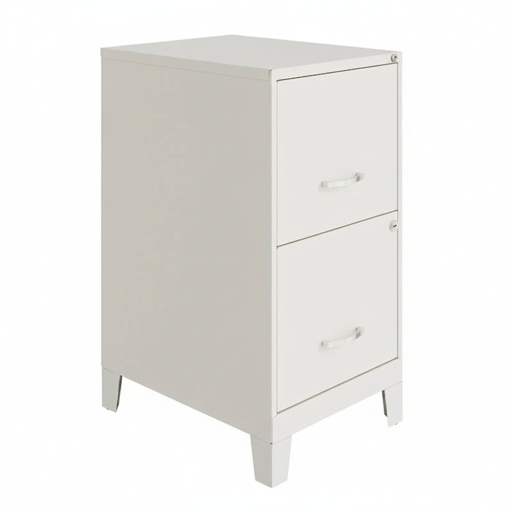 Space Solutions 18D Vertical File Cabinet with 2 Drawers, Accessory Drawer, and Legs 1