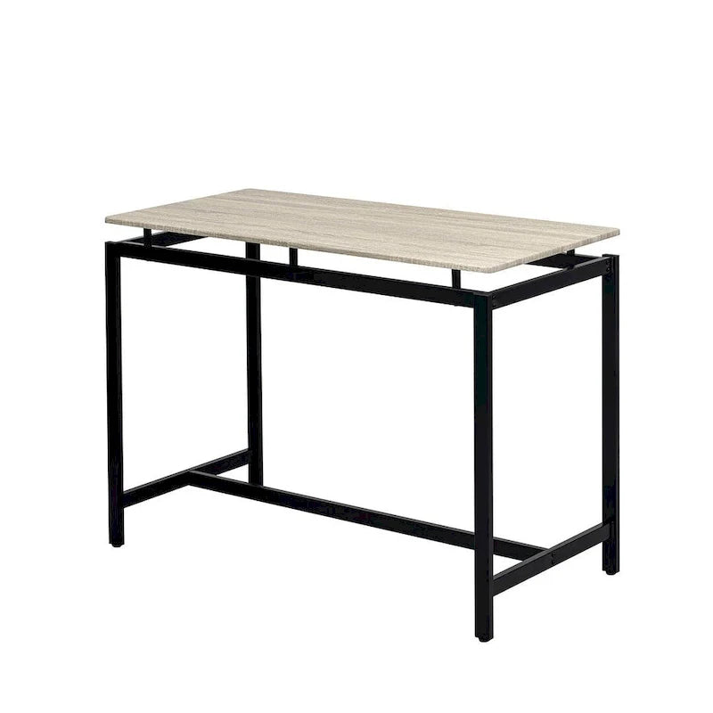 Contemporary 5-Piece Space-Saving Bar Table Set with Table and Stools 14