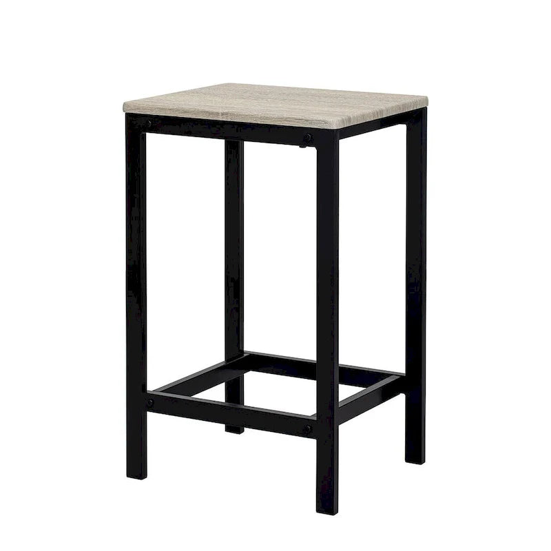 Contemporary 5-Piece Space-Saving Bar Table Set with Table and Stools 15