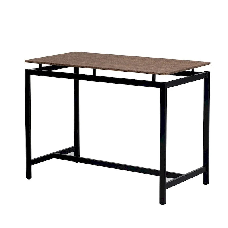 Contemporary 5-Piece Space-Saving Bar Table Set with Table and Stools 25