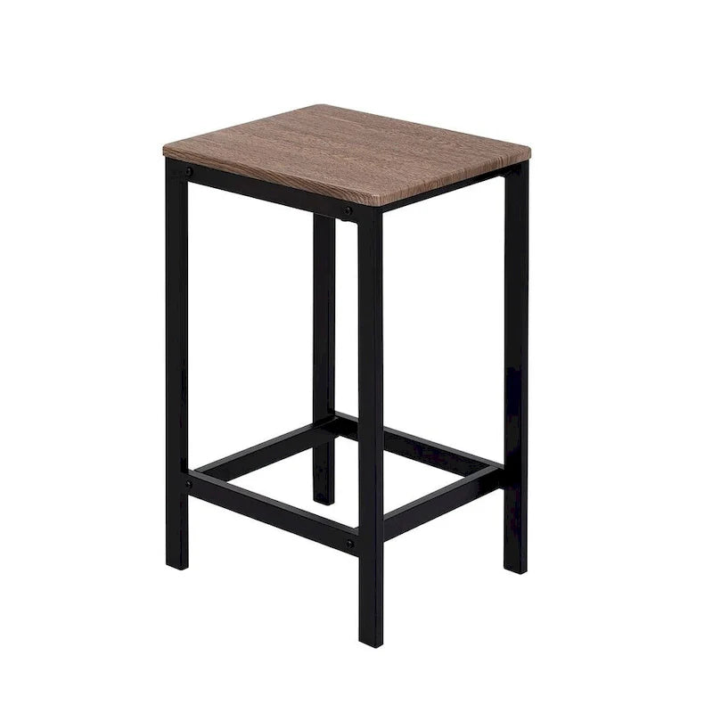 Contemporary 5-Piece Space-Saving Bar Table Set with Table and Stools 26