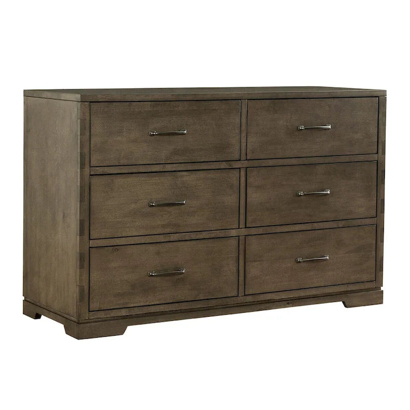 Graphite Dovetail 6-Drawer Chest of Drawers 1