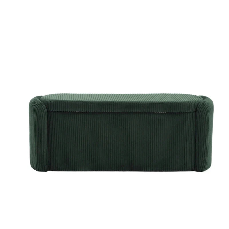 Upholstered Fabric Storage Ottoman for Entryway 27