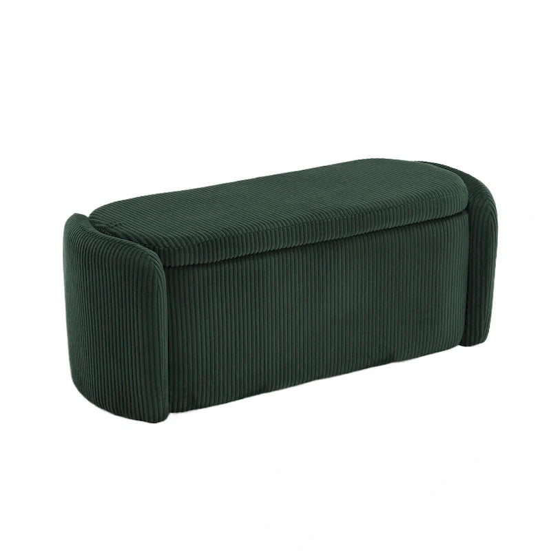 Upholstered Fabric Storage Ottoman for Entryway 30